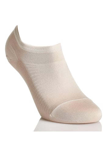 Korte sokken van fil d'écosse BLEUFORET Beige